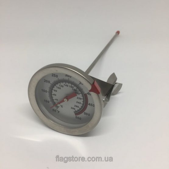 Термометр со щупом 19 см до 300 градусов №1