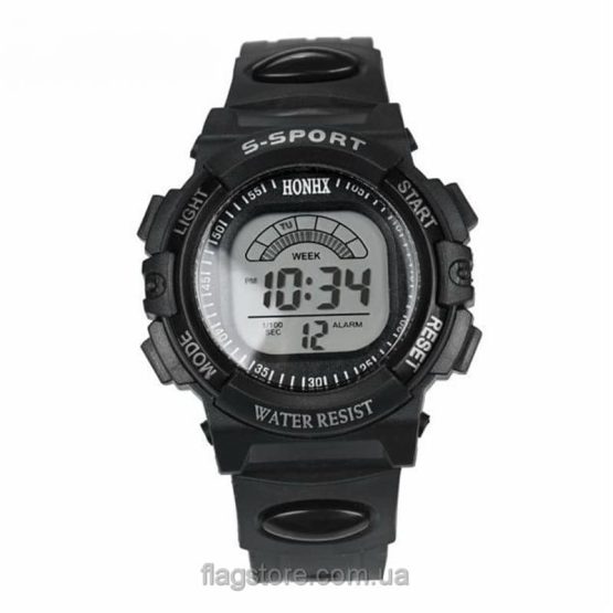 Cпортивний водонепроникний годинник S-Sport з підсвічуванням (W156)