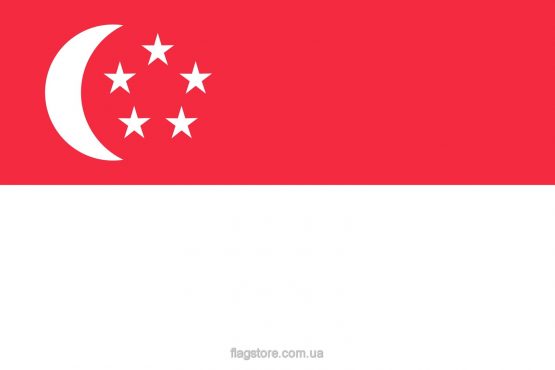 Купити прапор Сінгапуру (країни Сінгапур)