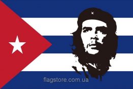 Купити прапор Че Гевара на тлі прапора Куби