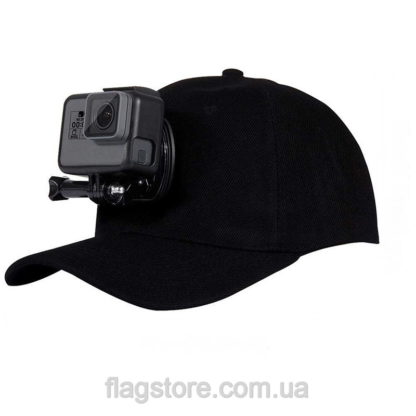 Cap with base for action camera