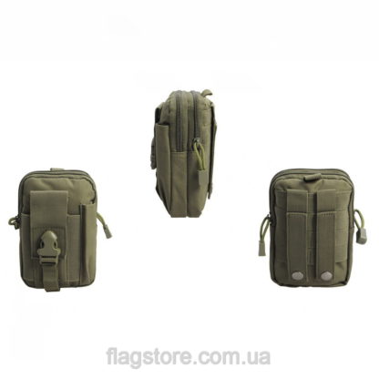 Тактический подсумок для смартфона и электроники MOLLE (3 цвета) — изображение 5