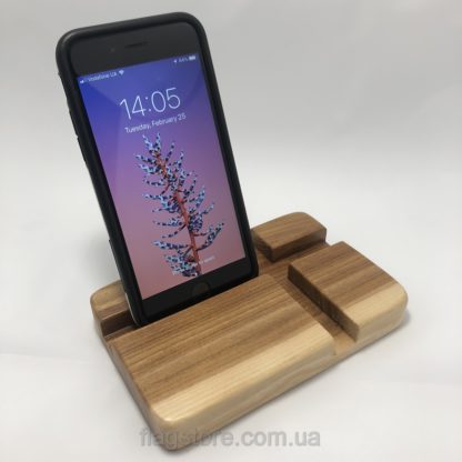подставка для телефона из дерева купить