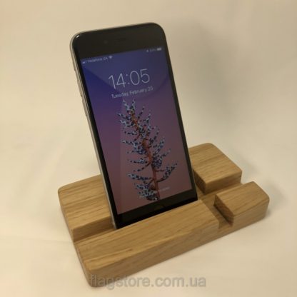 подставка для смартфона из дерева