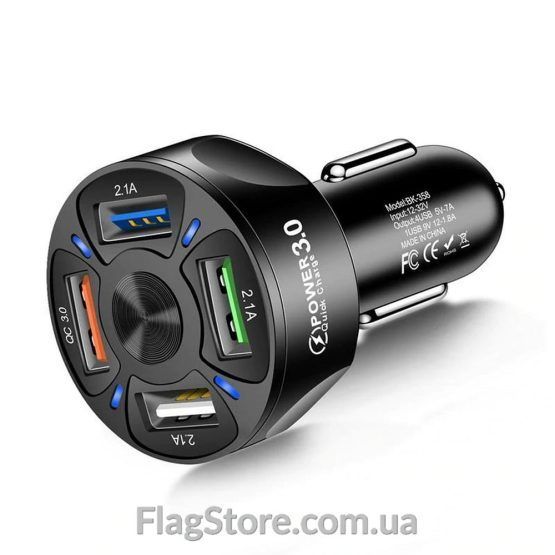Быстрая зарядка от прикуривателя на 4 USB - Image 3