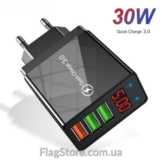 Зарядное устройство на 3 USB 30W купить