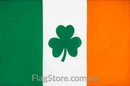 Купити прапор Ірландії з трилисником