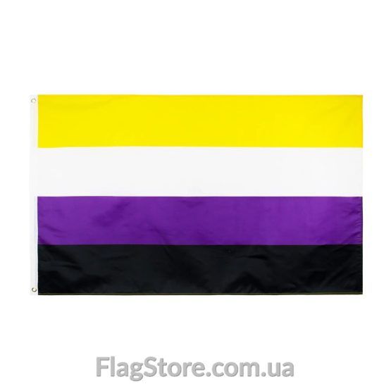 Заказать флаг non-binary флаг небинарный гендер