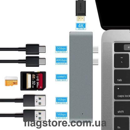 Thunderbolt 3 хаб для MacBook Pro/Air купить