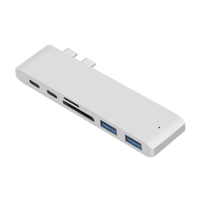 Thunderbolt 3/USB-C Хаб-концентратор для MacBook Pro/Air 7в1 — изображение 8