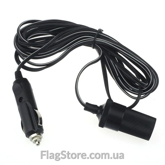 5 meter cigarette lighter extension cord
