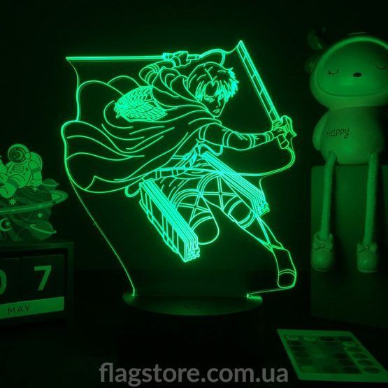 LED anime lamp Levi from Shingeki no Kyojin buy