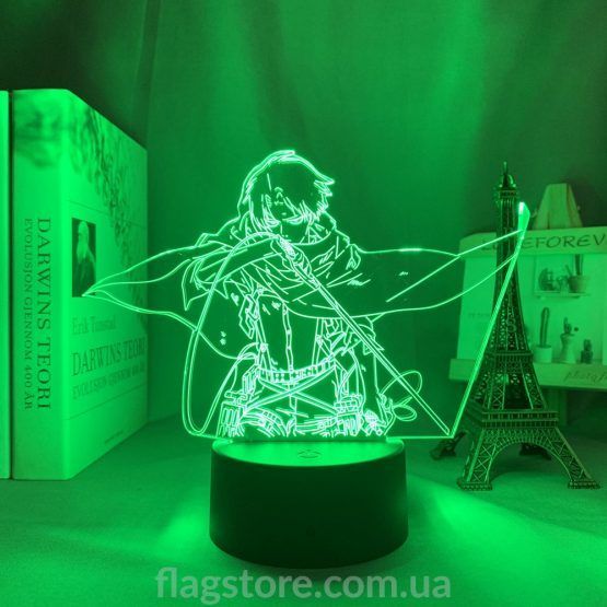LED аниме-светильник Levi из Атаки титанов купить
