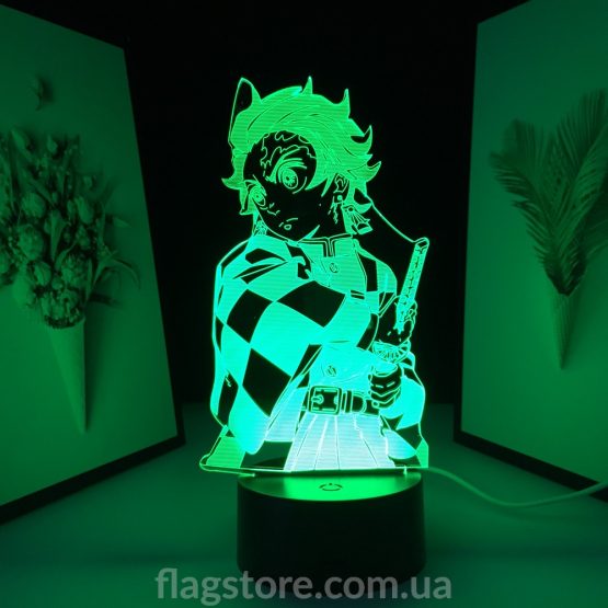 3D аниме-ночник с Kamado Tanjirou из Kimetsu no Yaiba купить