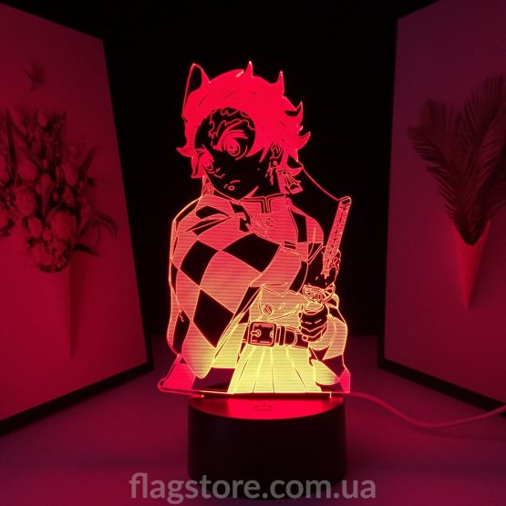 LED аниме-светильник с Тандзиро Камадо из Kimetsu no Yaiba купить