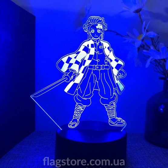 LED anime lamp Tanjiro Kamado from Demon Slayer Blade buy