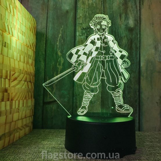 3D anime night light with Tanjirou Kamado from Demon Slayer buy