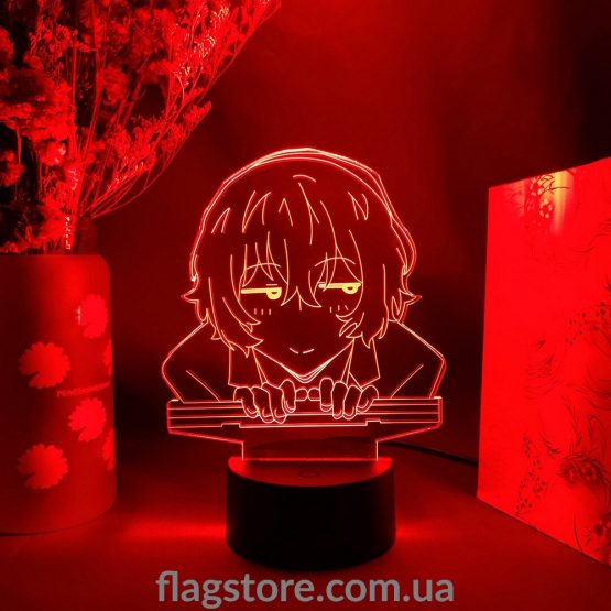 3D аніме-нічник з Osamu Dazai із Bungou Stray Dogs купити