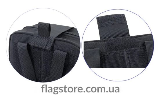 Большая быстросъемная тактическая аптечка-подсумок MOLLE размер XL (3 цвета) - Зображення 7