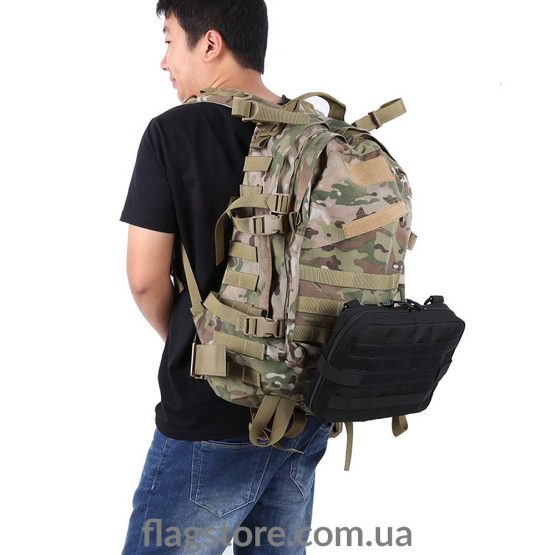 Многоцелевой тактический быстросъемный подсумок MOLLE (3 цвета) - Зображення 8