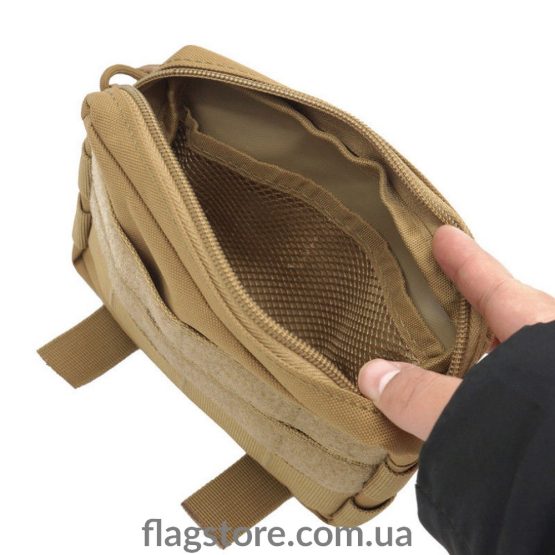 Тактический утилитарный подсумок MOLLE с патч-панелью (3 цвета) — изображение 5