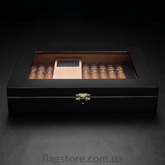 Buy Cigar Humidor with Humidifier Divider