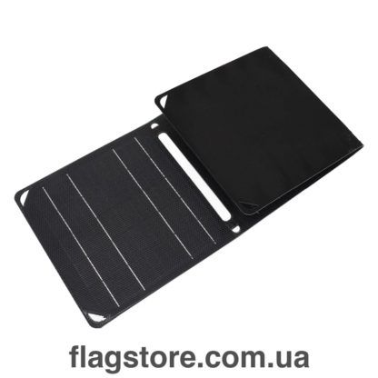 Солнечная панель-зарядка 21Вт с 2 USB (5В/2.1А) и 18В выходом для ноутбуков — изображение 3
