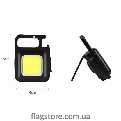 LED фонарь-карабин на аккумуляторе с магнитом - Image 5