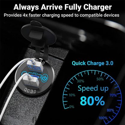 Order a 3 USB charger for your car