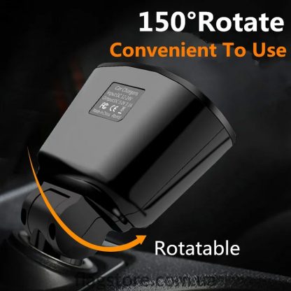 Car cigarette lighter charger 2 USB + 2 cigarette lighters buy