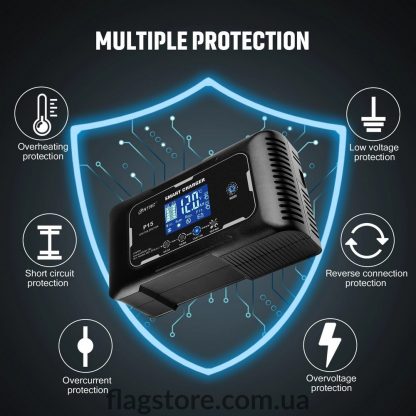 Умное импульсное зарядное устройство 15А для аккумуляторов 12V и 24V — изображение 3