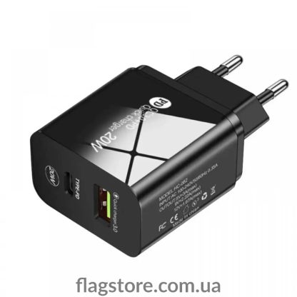 Заказать зарядку на 2 порта USB-A и USB-C