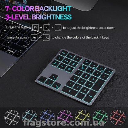 Беспроводная клавиатура Num Pad с с подсветкой купить
