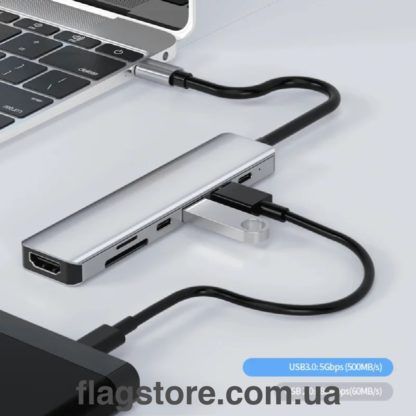 Заказать разветвитель PD Type-C с USB и HDMI