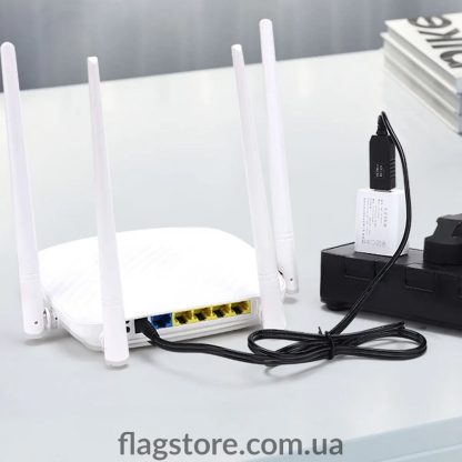 USB провід живлення від повербанку для роутера 5V, 9V, 12V купити