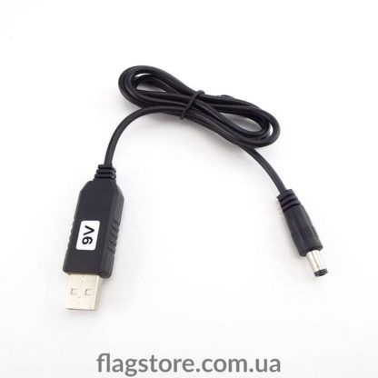 Кабель питания от Powerbank для маршрутизаторов, ламп, колонок USB-A – DC 5.5x2.1mm 5V/9V/12V c набором из 8 DC переходников - Зображення 13