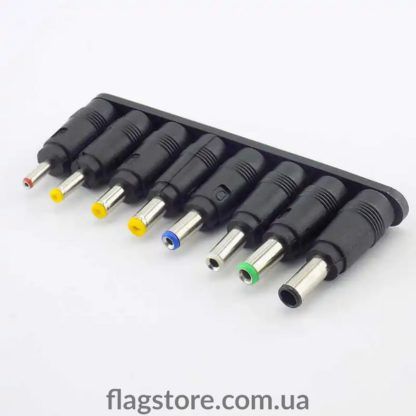 Кабель питания от Powerbank для маршрутизаторов, ламп, колонок USB-A – DC 5.5x2.1mm 5V/9V/12V c набором из 8 DC переходников - Зображення 10