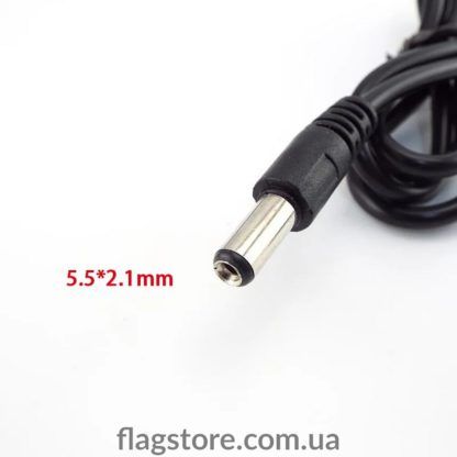 Кабель питания от Powerbank для маршрутизаторов, ламп, колонок USB-A – DC 5.5x2.1mm 5V/9V/12V c набором из 8 DC переходников - Зображення 8