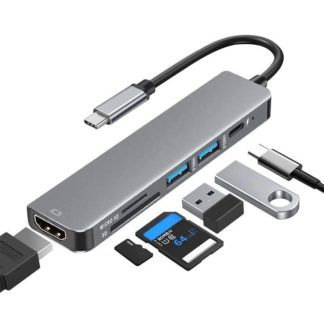 Thunderbolt 3 USB-C хаб с кардридером и HDMI 4K