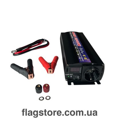 Автомобильный инвертор 12V с чистой синусоидой на 2000w купить