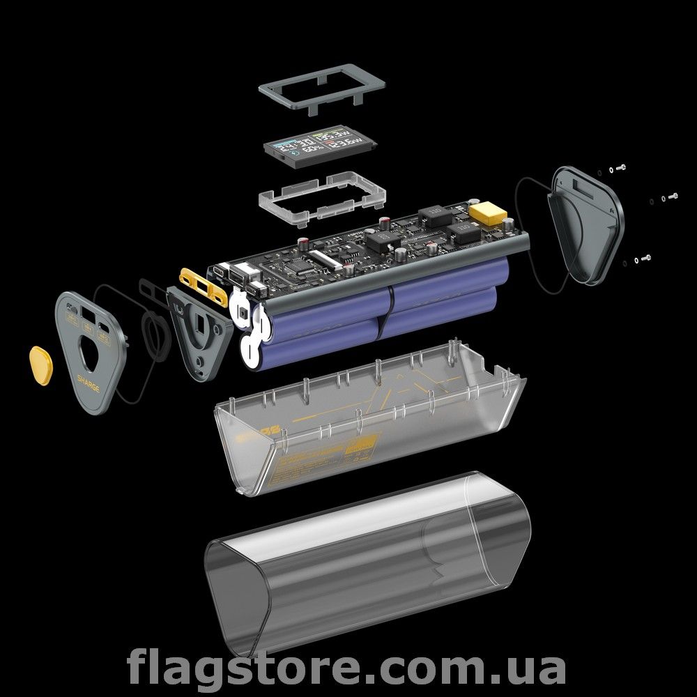 Универсальный повербанк Sharge Cyber Prism 170 - 24000 мАч/86.4 Втч - Зображення 16